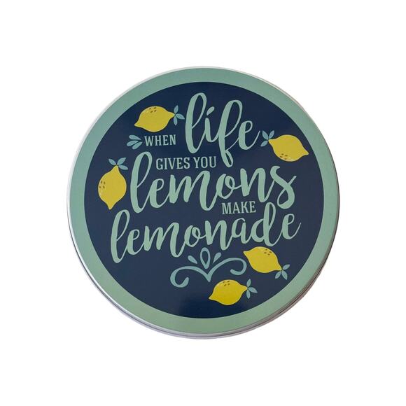 Lemon Wreath Kit - "When Life Gives You Lemons" Metal Sign, Ribbon, & Lemon Pick - Picture 3 of 7